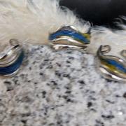 Bague plumes de perroquet 